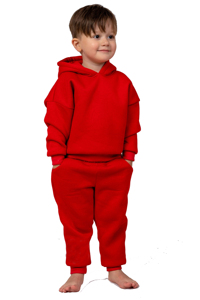 Conjunto de chándal de manga larga con capucha y chándal cómodo de invierno para niños y niñas - Product Image 2