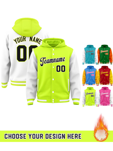 Sweat à capuche varsity personnalisé pour homme, imprimé par sublimation écologique, streetwear pour la vente en gros et la personnalisation de marque - Product Image 2