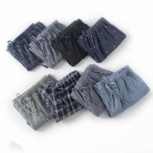 Cotton Plaid Flannel Drawstring Waist <b>Trouser</b> Premium Quality Casual Sleepwear <b>Trouser</b> For Adult Boys Custom Logo - Product Image 2