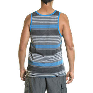 Camiseta sin mangas personalizada para hombre, transpirable, de punto, de algodón/poliéster, estilo casual para gimnasio, de secado rápido y ajuste deportivo. - Product Image 4