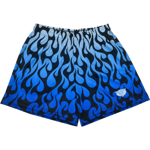 Men's Double-<b>Layer</b> Designer Mesh Shorts with Custom Logo Solid Pattern Eco-Friendly Summer All-Print Blank Short - Product Image 3