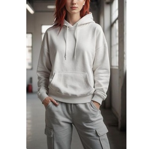 Sudadera con Capucha Extra Grande de Algodón Grueso con Hombros Caídos y Logotipo Personalizado, Sudadera de Invierno para Mujer, Proveedor de BD - Product Image 2