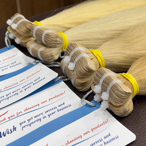 Extensiones de Cabello con Cinta Adhesiva en Diversos Colores, Calidad de Lujo de Fábrica en Vietnam, Extensiones de Cabello Cortas con Cinta Adhesiva de Vietnam - Product Image 4