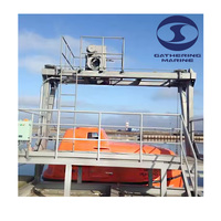 SOLAS Marine 26-150 Personen Feuer beständige Offshore-Plattform Gebrauchtes Rettungsboot zum Verkauf