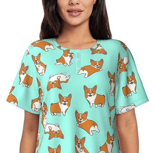 2025 nouveau t-shirt pour femmes personnalisé ensemble court vêtements 2 pièces ensembles entraînement pour vêtements d'été surdimensionnés - Product Image 6
