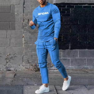 Conjunto de Sudadera con capucha de entrenamiento de moda para hombre, pantalón, ropa deportiva cálida, chándal para invierno, chándales para hombre - Product Image 4