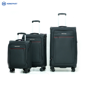 ชุดกระเป๋าเดินทางผ้าโพลีเอสเตอร์มีช่องเก็บสัมภาระขนาด036และขนาดสั้นสามารถขยายได้, กระเป๋าเดินทางอลูมิเนียมบุภายในได้จากเวียดนาม - Product Image 1