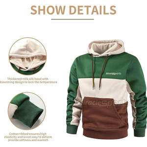 Sudaderas con capucha para hombre recién llegadas Sudaderas con capucha para hombre más vendidas Sudaderas con capucha para hombre de mezcla de algodón básico - Product Image 2