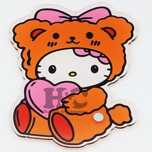 Tuiles Hello Kitty personnalisées en acrylique de vison carré, écologiques, logo personnalisé, faible MOQ, outils d'extension de cils - Product Image 1