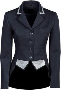 Abrigo de cola de equitación de alta calidad con diseño de diamantes de imitación abrigo de competición y entrenamiento ecuestre de bajo precio para mujer - Product Image 2