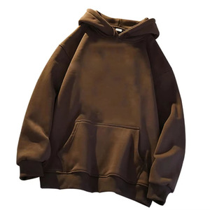 2024 estilo de alta calidad 100% algodón polar de gran tamaño Unisex Sudadera con capucha OEM y ODM Plain Heavyweight Puff impresión Unisex Fleece Hoodie - Product Image 3