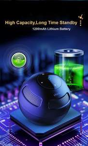 Pour <span class=keywords><strong>Thinkplus</strong></span> TS5 haut-parleur portable en forme de boule avec fonction tactile haut-parleur tws sans fil design original pour haut-parleur <span class=keywords><strong>lenovo</strong></span> - Product Image 4