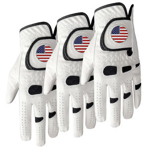 Vente chaude Personnalisé Qualité Premium Blanc Gants De Golf Adulte Cabretta Cuir Durable Activités De Plein Air Maximiser L'usure - Product Image 6