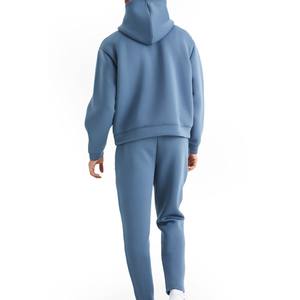 ชุดวอร์มลำลองสำหรับผู้ชายมีฮู้ดสีพื้นแบบลำลองสำหรับใส่วิ่งซับในขนแกะแห้งเร็วระบายอากาศได้ดี - Product Image 2