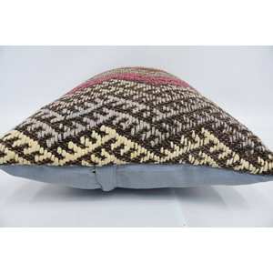 Multicolor Kilim Patchwork Wool <b>Pillow</b> 16x24 Inch Decorative Cushion Luxury Vintage Fluffy Leaves Pattern Portable Bedding - Product Image 5