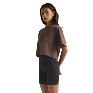 Nouvel arrivage de débardeur à carreaux pour femmes, débardeur d'été, vêtements de yoga, demi-manches, 100% coton écologique, personnalisé, tricoté par OEM - Product Image 4