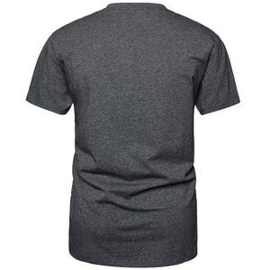 Camiseta Deportiva de Algodón 100% Transpirable de Corte Regular y Color Sólido para Hombre con Logotipo Personalizado de 220 GMS en Oferta - Product Image 2