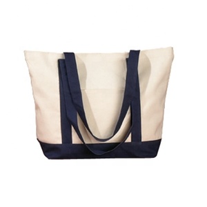 New Trend GOTS Approved Womens <b>Bags</b> Organic Cotton Woven Fabric Solid Color Handbags Large Capacity Commute Customized Logo <b>Bags</b> - Product Image 1