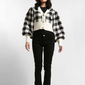 Pull à col en V pour femme de haute qualité, respirant, 100% coton, lourd, chaud, surdimensionné, court, anti-boulochage, séchage rapide - Product Image 6