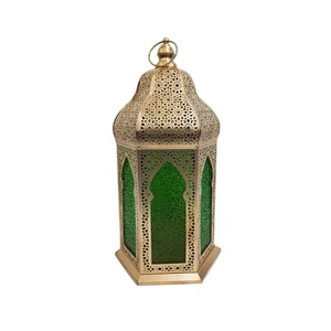 Venta caliente Linterna de Calidad recién Diseño colgante Vela de acabado de color dorado Linternas marroquíes Forma múltiple T-Light Lant - Product Image 2