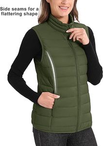 Venta Directa de Fábrica, Chaleco Acolchado con Cierre y Cuello en V, Personalizable, Transpirable, de Alta Calidad, para Hombre, Invierno, Casual - Product Image 4