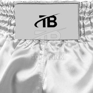 กางเกงขาสั้นออกกำลังกายแบบไทยสำหรับผู้ชายเอวยางยืดสไตล์สปอร์ตลายพื้น - Product Image 4