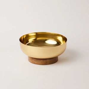 Bol de service en laiton martelé de luxe Design de table fait main de qualité supérieure idéal pour les desserts et les repas élégants - Product Image 6