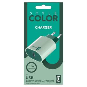 STYLECOLOR Cargador USB Tipo-A de 12W Verde, Adaptador de Viaje ACHUSBSMART12WG - Product Image 2