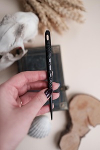 Aiguille à broder en corne de buffle, pointe fine, pour laine et fil, accessoire de couture durable pour le tufting et la couture - Product Image 4