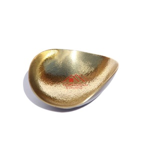 Gold Inside Black <b>Outside</b> 2 Tone Finished Hot Selling Metal Bowl Customize Finished Metal Fruits Serving Bowl - Product Image 2