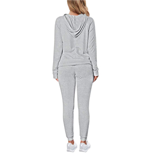 Chaud dernier Style personnalisé couleur unie femmes survêtement fabrication meilleure qualité Fitness Joggers en gros vêtements d'hiver survêtements - Product Image 2