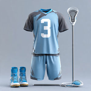Ensemble de maillot et short de lacrosse pour adultes et jeunes, 100% polyester, uniforme de lacrosse - Product Image 5