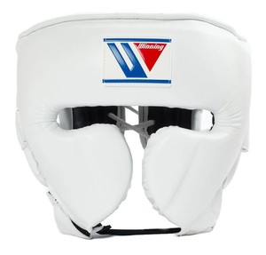 Protège-tête de boxe en cuir blanc de haute qualité personnalisable pour les arts martiaux et l'entraînement physique - Product Image 2