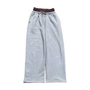 Venta al por mayor ácido lavado pantalones de chándal de los hombres de alta calidad pantalones de chándal con bolsillos logotipo personalizado pantalones de chándal para los hombres - Product Image 2