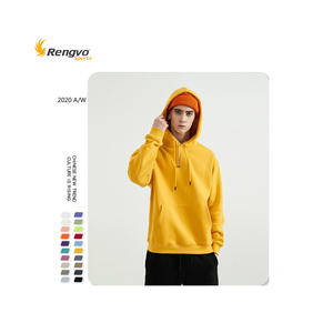 Sudaderas con capucha de lana para hombre, ropa de calle de Hip-Hop de Color sólido a la moda - Product Image 6