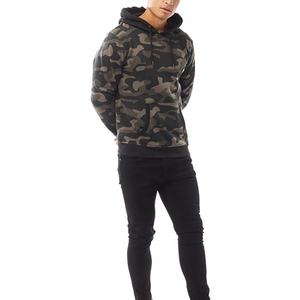 2025 Camo Men Pullover Hoodies Custom Made Fleece Camuflaje Hoodie Venta al por mayor Moda Hoodies para hombres - Product Image 3