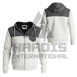 Nuevo diseño de contraste acolchado Sudadera con capucha cortavientos Sudaderas con capucha Ropa al aire libre hombres ligero de Nylon hombres Sudadera con capucha acolchada - Product Image 3