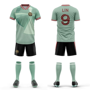 Fabricante de Uniformes de Fútbol Personalizados OEM, Marca Personalizada, Conjunto de Camiseta y Pantalones Cortos Deportivos Transpirables, de Secado Rápido y Ligeros - Product Image 6