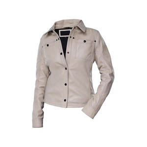 Veste en cuir noire pour hommes personnalisée meilleure vente OEM Vestes en cuir chauffantes d'hiver de haute qualité à bas quantité minimale de commande grande taille - Product Image 2