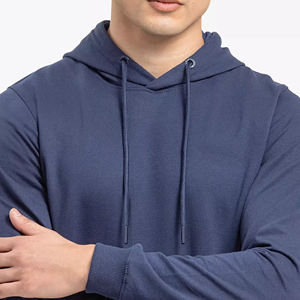 Sweat à capuche en coton pour hommes respirant confortable tissu doux pour Streetwear capuche à cordon réglable | Services OEM - Product Image 6