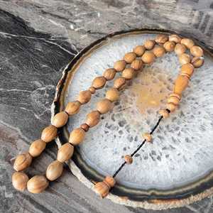 Cuentas de oración de madera musulmana Tasbih Cuentas de oración de mano islámicas Cuentas de Rosario musulmán Oración musulmana islámica Tasbih - Product Image 3