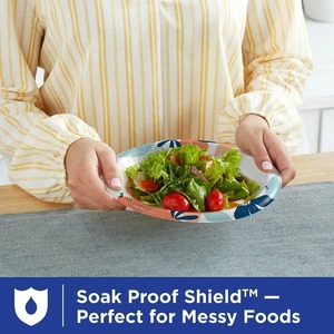 Dixie Disposable <b>Paper</b> <b>Plates</b>, Multicolor, 8.5 In, 50 Count - Product Image 6