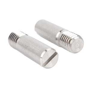 Goupille de centrage cylindrique filetée mâle en acier inoxydable 304 GB878, goupille de centrage d'axe M2-M10, taille personnalisée non standard - Product Image 1