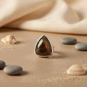 "Rose Gold Plated Stainless <b>Steel</b> Fashion <b>Ring</b> for Women-Trendy Statement Gift" - Product Image 2