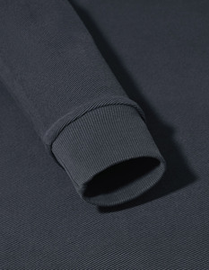 เสื้อสเวตเตอร์พิมพ์ลายพัฟของผู้ชายเสื้อแนวสตรีทผ้ากรดวินเทจ500gsm โลโก้ตามสั่ง - Product Image 4