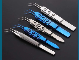 Pinzas de Microcirugía Oftálmica Manuales Reutilizables, Instrumento de Cirugía Ocular para Capsulorrexis, Herramienta de Oftalmología de Precisión, CE ISO - Product Image 2