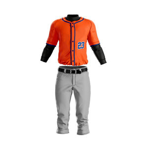 Conjunto de Pantalones y Camisetas de Béisbol Personalizadas al por Mayor de Fábrica OEM, Talla Grande, Transpirables, 100% Poliéster, Impresión, Secado Rápido, Entrega Rápida - Product Image 1