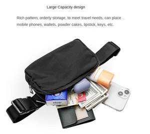 Marsupio personalizzato da uomo e donna ovunque tracolla Mini cintura a tracolla in Nylon Unisex - Product Image 5