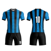 Maillot de football Sport Sublimation Formation Vêtements de football Uniformes barcelone-Ensemble court Numéro Logo Maillot de football