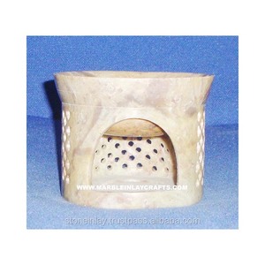 Sculpture à la main en stéatite pure de qualité supérieure personnaliser les conceptions diffuseur d'huile aromatique décoratif pour les décorations pour la maison et le parfum - Product Image 1